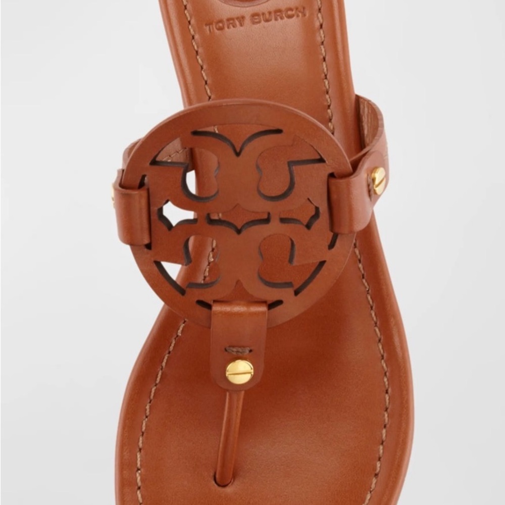 Tory Burch Tan Leather Sandals